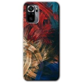 Xiaomi Redmi Note 10S Karma Boyalar Baskılı Uyumlu Silikon Kılıf