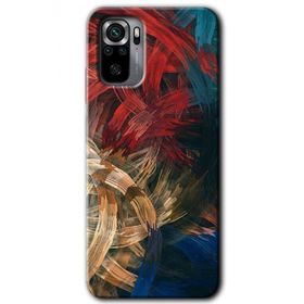 Xiaomi Redmi Note 10S Karma Boyalar Baskılı Uyumlu Silikon Kılıf