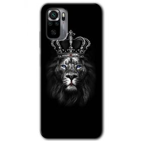 Xiaomi Redmi Note 10S King Lion Baskılı Uyumlu Silikon Kılıf