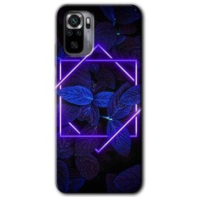 Xiaomi Redmi Note 10S Mekanik Yaprak 5 Baskılı Uyumlu Silikon Kılıf