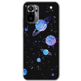 Xiaomi Redmi Note 10S Samanyolu Galaksi Baskılı Uyumlu Silikon Kılıf