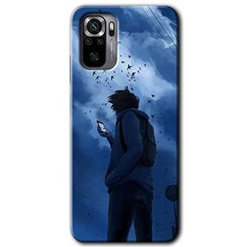 Xiaomi Redmi Note 10S Sonbahar Yalnızlığı Baskılı Uyumlu Silikon Kılıf