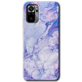 Xiaomi Redmi Note 10S Spots Lilac Baskılı Uyumlu Silikon Kılıf