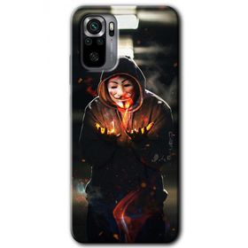 Xiaomi Redmi Note 10S V for Fire Baskılı Uyumlu Silikon Kılıf