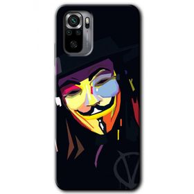 Xiaomi Redmi Note 10S Vendetta Baskılı Uyumlu Silikon Kılıf