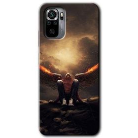 Xiaomi Redmi Note 10S Wings of Power Baskılı Uyumlu Silikon Kılıf