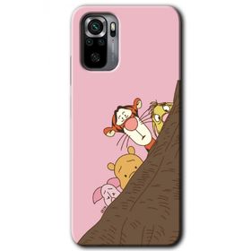 Xiaomi Redmi Note 10S Winnie the Pooh Baskılı Uyumlu Silikon Kılıf