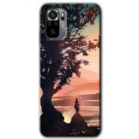 Xiaomi Redmi Note 10S Yalnız Savaşcı Baskılı Uyumlu Silikon Kılıf