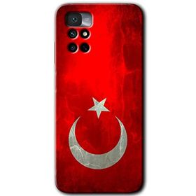 Xiaomi Redmi Note 11 4G Albayrak Baskılı Uyumlu Silikon Kılıf