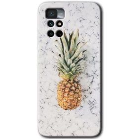 Xiaomi Redmi Note 11 4G Ananas Baskılı Uyumlu Silikon Kılıf