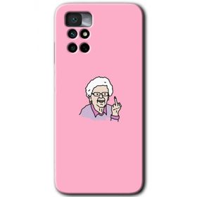 Xiaomi Redmi Note 11 4G Bad Grandmother Baskılı Uyumlu Silikon Kılıf