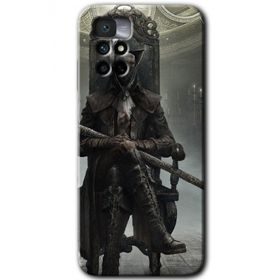 Xiaomi Redmi Note 11 4G Bloodborne Hunters Baskılı Uyumlu Silikon Kılıf