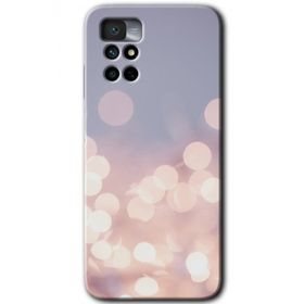 Xiaomi Redmi Note 11 4G Blur Lights Baskılı Uyumlu Silikon Kılıf