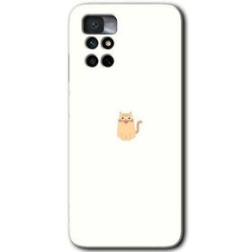 Xiaomi Redmi Note 11 4G Cat Minimalism Baskılı Uyumlu Silikon Kılıf