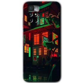 Xiaomi Redmi Note 11 4G China Street Baskılı Uyumlu Silikon Kılıf