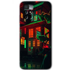Xiaomi Redmi Note 11 4G China Street Baskılı Uyumlu Silikon Kılıf