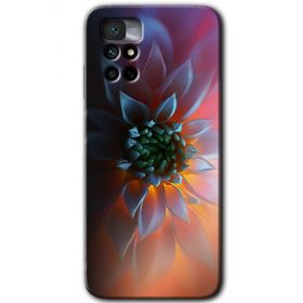 Xiaomi Redmi Note 11 4G Çiçek Motif Baskılı Uyumlu Silikon Kılıf