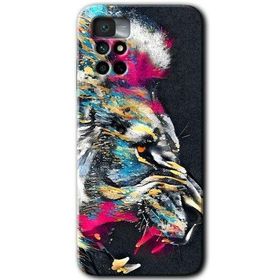 Xiaomi Redmi Note 11 4G Colorfull Aslan Baskılı Uyumlu Silikon Kılıf