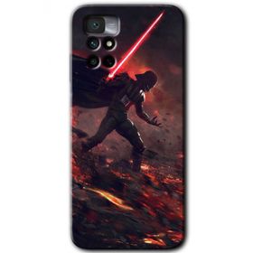 Xiaomi Redmi Note 11 4G Darh Vader Wars Baskılı Uyumlu Silikon Kılıf