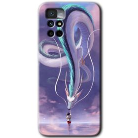 Xiaomi Redmi Note 11 4G Dragon Snake Baskılı Uyumlu Silikon Kılıf