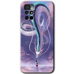 Xiaomi Redmi Note 11 4G Dragon Snake Baskılı Uyumlu Silikon Kılıf