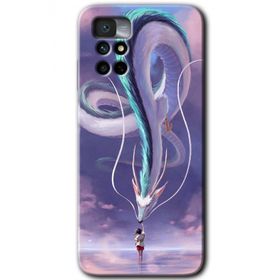 Xiaomi Redmi Note 11 4G Dragon Snake Baskılı Uyumlu Silikon Kılıf
