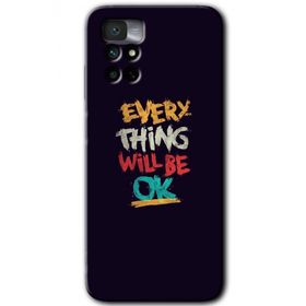 Xiaomi Redmi Note 11 4G Everything Baskılı Uyumlu Silikon Kılıf