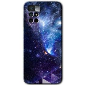 Xiaomi Redmi Note 11 4G Galaksi Baskılı Uyumlu Silikon Kılıf
