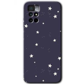 Xiaomi Redmi Note 11 4G Gökyüzü Yıldız Baskılı Uyumlu Silikon Kılıf