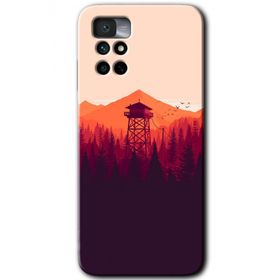 Xiaomi Redmi Note 11 4G Gözlem Kulesi Baskılı Uyumlu Silikon Kılıf