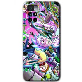 Xiaomi Redmi Note 11 4G Graffiti Çizgi Film Baskılı Uyumlu Silikon Kılıf