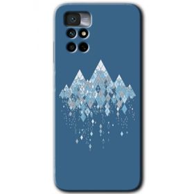 Xiaomi Redmi Note 11 4G İceberg Baskılı Uyumlu Silikon Kılıf