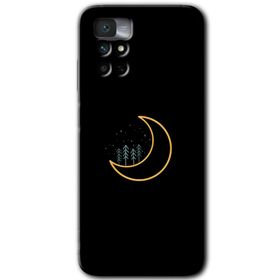 Xiaomi Redmi Note 11 4G İyi Geceler Baskılı Uyumlu Silikon Kılıf