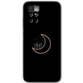 Xiaomi Redmi Note 11 4G İyi Geceler Baskılı Uyumlu Silikon Kılıf