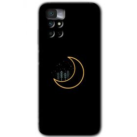 Xiaomi Redmi Note 11 4G İyi Geceler Baskılı Uyumlu Silikon Kılıf