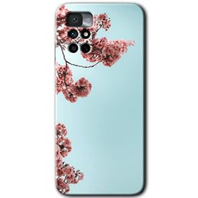 Xiaomi Redmi Note 11 4G Japon Çiçeği Baskılı Uyumlu Silikon Kılıf