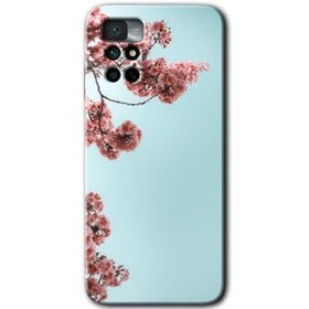 Xiaomi Redmi Note 11 4G Japon Çiçeği Baskılı Uyumlu Silikon Kılıf