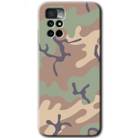 Xiaomi Redmi Note 11 4G Kamuflaj 29 Baskılı Uyumlu Silikon Kılıf