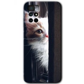Xiaomi Redmi Note 11 4G Kedi Bakışı Baskılı Uyumlu Silikon Kılıf