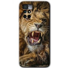 Xiaomi Redmi Note 11 4G King Lion Baskılı Uyumlu Silikon Kılıf