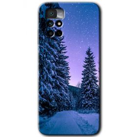 Xiaomi Redmi Note 11 4G Kış Manzarası Baskılı Uyumlu Silikon Kılıf