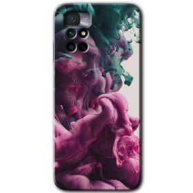 Xiaomi Redmi Note 11 4G Liquid Cloud Baskılı Uyumlu Silikon Kılıf