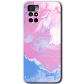 Xiaomi Redmi Note 11 4G Liquid Lekeler Art Baskılı Uyumlu Silikon Kılıf