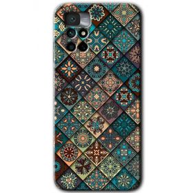 Xiaomi Redmi Note 11 4G Mandala Desen Baskılı Uyumlu Silikon Kılıf
