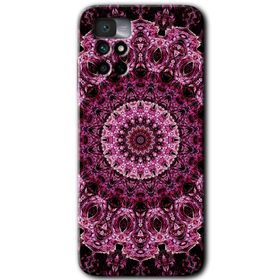 Xiaomi Redmi Note 11 4G Mandala Patterns Kaleidoscope Baskılı Uyumlu Silikon Kılıf