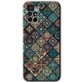 Xiaomi Redmi Note 11 4G Mat Mandala Baskılı Uyumlu Silikon Kılıf