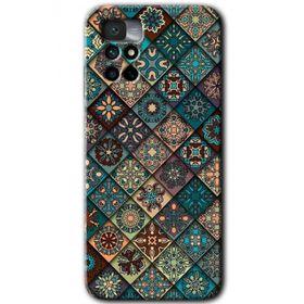 Xiaomi Redmi Note 11 4G Mat Mandala Baskılı Uyumlu Silikon Kılıf