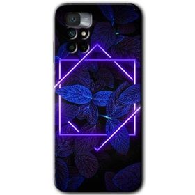 Xiaomi Redmi Note 11 4G Mekanik Yaprak 5 Baskılı Uyumlu Silikon Kılıf