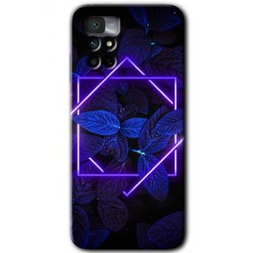 Xiaomi Redmi Note 11 4G Mekanik Yaprak 5 Baskılı Uyumlu Silikon Kılıf