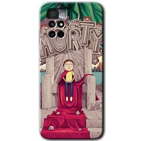 Xiaomi Redmi Note 11 4G Morty Baskılı Uyumlu Silikon Kılıf
